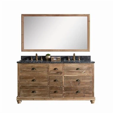 بيع جيدا الصنع القديمة التنوب الصلبة الخشب الرخام مجلس الوزراء الحمام