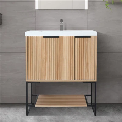 منضدة حمام فردية قائمة بذاتها مقاس 29.5 بوصة