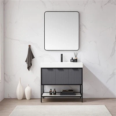 الغرور الحمام بالوعة واحدة رمادية